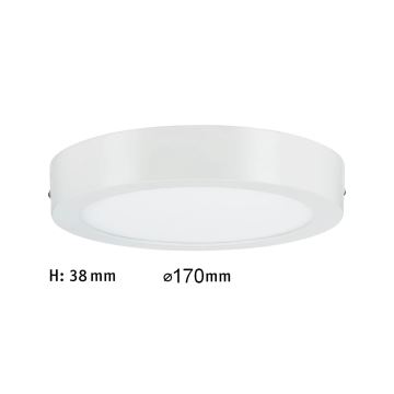 Paulmann 70641 - LED/11W Плафон LUNAR 230V Ø 17 см бял