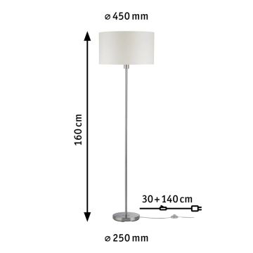 Paulmann 70922 - 1xE27/60W Лампион TESSA 230V