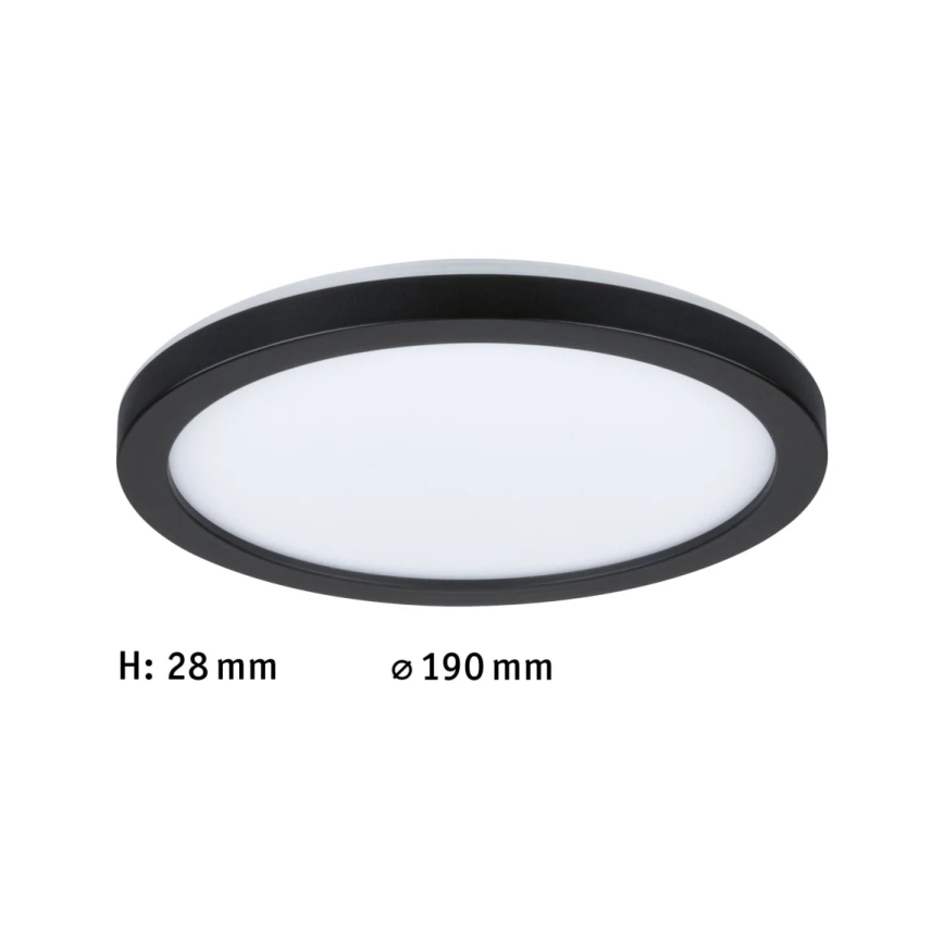 Paulmann 71002 - LED/11,2W Панел за повърхностен монтаж ATRIA 230V 4000K Ø 19 см черен