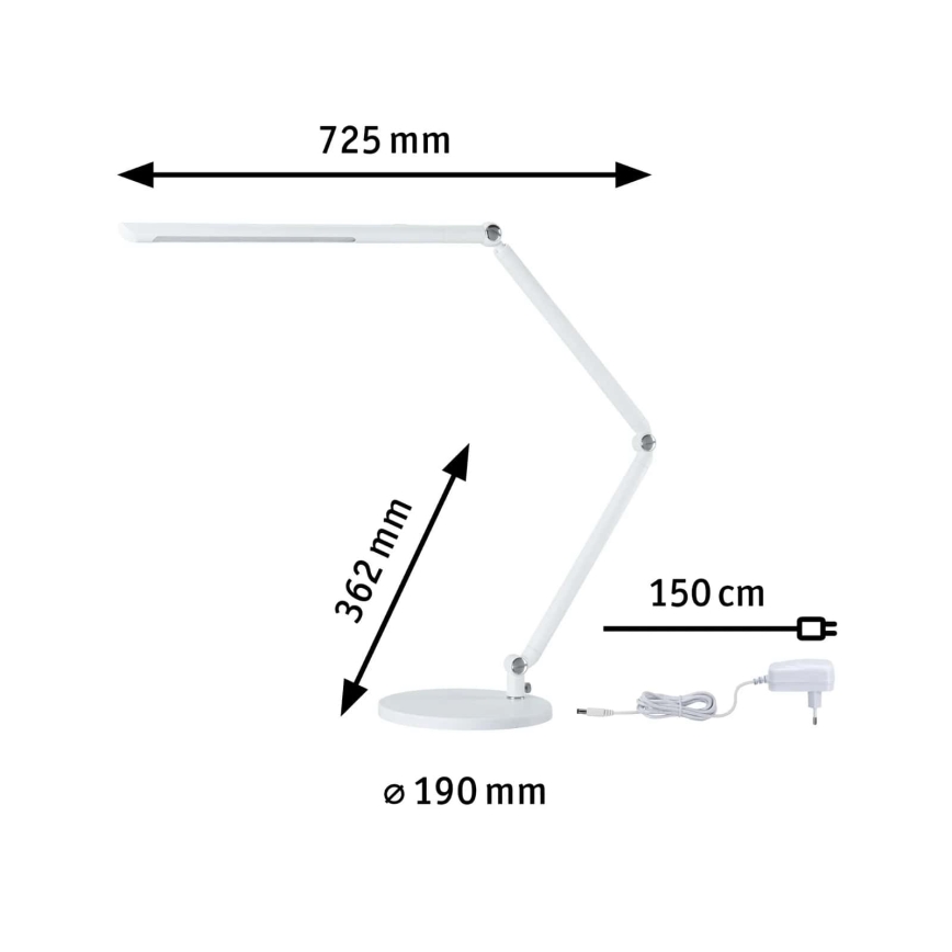 Paulmann 78911 - LED/10,6W Димируема настолна лампа FLEXBAR 230V 3000/4000/6500K