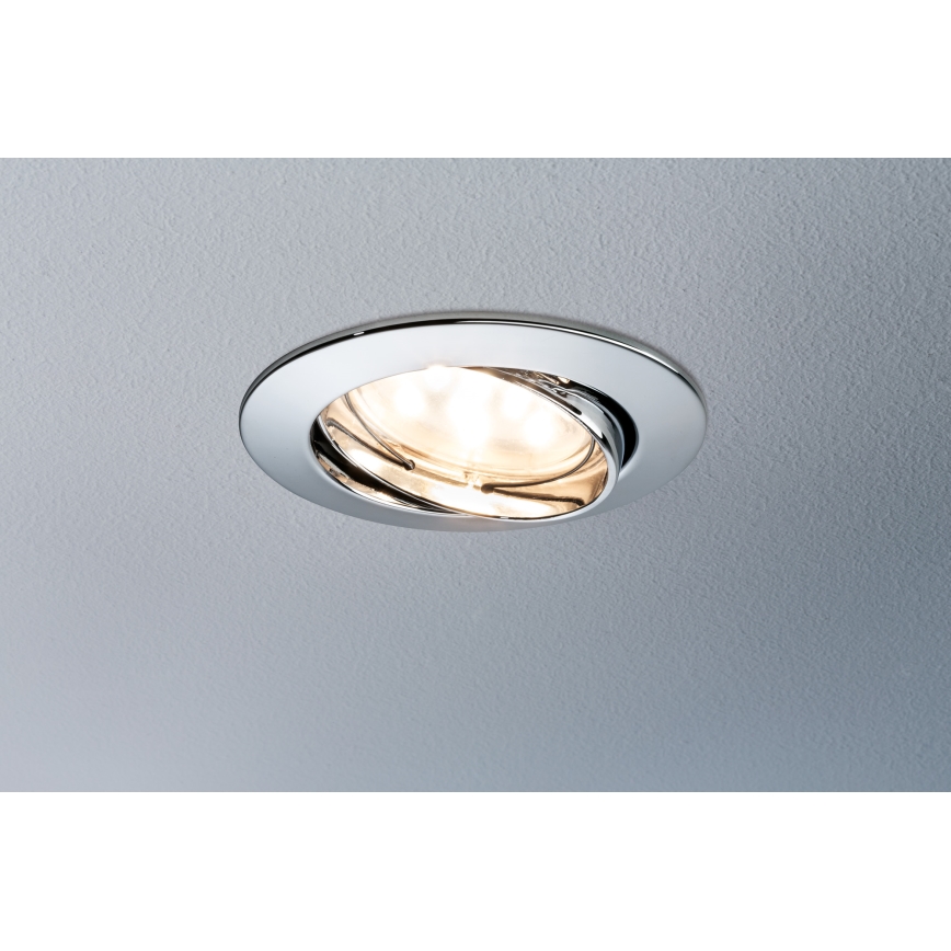 Paulmann 92821 - К-кт 3x LED/7W IP23 Димируема лампа за окачен таван на баня COIN 230V