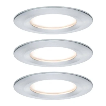 Paulmann 93462 - К-кт 3бр.LED/6W  IP44 лунички за баня NOVA 230V