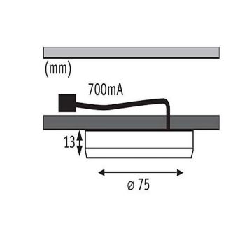 Paulmann 93564 - К-кт 3x LED/4,5W Осветление за мебели FURNITURE 230V