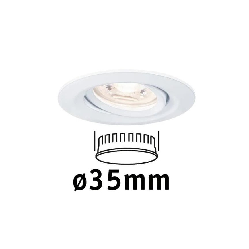 Paulmann 94292 - LED/4W IP23 Лампа за вграждане в баня COIN 230V