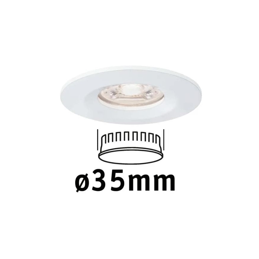 Paulmann 94298 - LED/4W IP44 Лампа за вграждане в баня COIN 230V