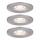 Paulmann 94301 - К-кт 3x LED/4W IP44 Лампа за вграждане в баня NOVA 230V