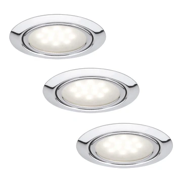 Paulmann 99814 - Комплект 3x LED Таванна лампа MICRO LINE 3xLED/1W/230V/12V