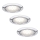 Paulmann 99814 - Комплект 3x LED Таванна лампа MICRO LINE 3xLED/1W/230V/12V