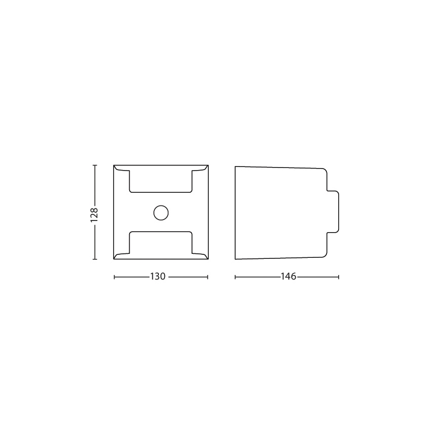 Philips -  Екстериорен аплик със сензор 2xLED/4,5W/230V IP44