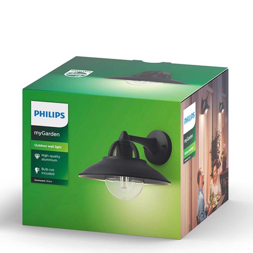 Philips 17381/30/PN - Външна стенна лампа COMORANT 1xE27/42W/230V IP44