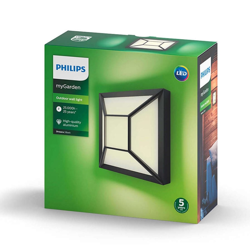 Philips - LED Екстериорен аплик LED/12W IP44