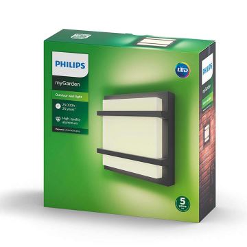 Philips - LED Екстериорен аплик LED/12W IP44
