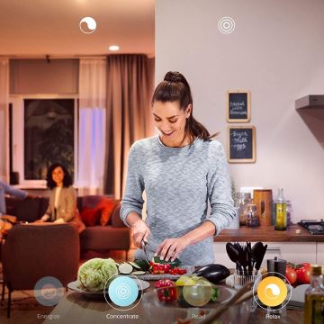 Philips - LED Димируема лампа Hue WELLNESS 1xE27/8,5W/230V + дистанционно