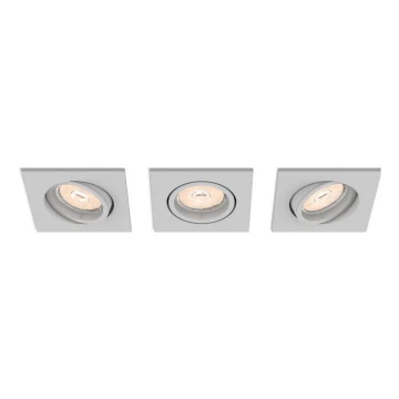 Philips 50193/87 / PN - КОМПЛЕКТ 3x Таванна светлина ENNEPER 1xGU10 / 5,5W / 230V