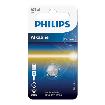 Philips A76/01B - Алкална батерия плоска MINICELLS 1,5V 155mAh