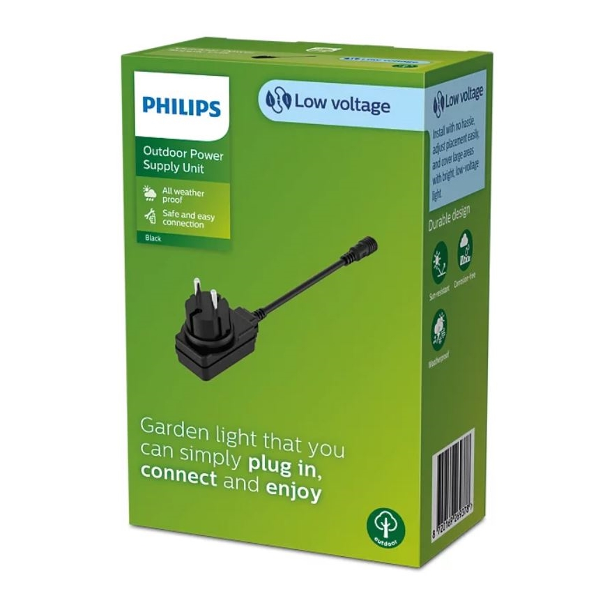 Philips - Екстериорен адаптер за захранване за електрическа мрежа GARDENLINK 12W/24/230V IP44