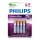 Philips FR03LB4A/10 - 4 бр. Литиева батерия AAA LITHIUM ULTRA 1,5V 800mAh