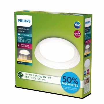 Philips - LED Димируем плафон FLETA LED/10W/230V 2700K бял