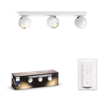 Philips - LED Димируем спот Hue BUCKRAM 3xGU10/5W/230V