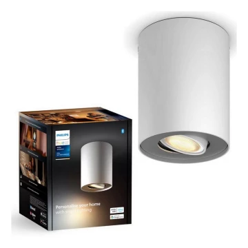 Philips - LED Димируем спот Hue PILLAR 1xGU10/4,2W/230V 2200-6500K бял