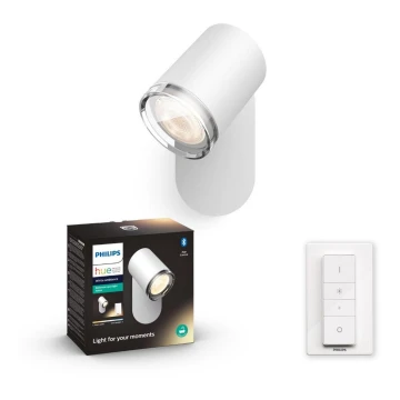 Philips - LED Димируем стенен спот за баня Hue ADORE 1xGU10/5W/230V IP44 + дистанционно