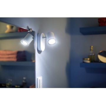 Philips - LED Димируем стенен спот за баня Hue ADORE 1xGU10/5W/230V IP44 + дистанционно