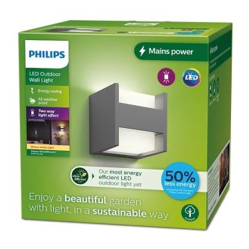 Philips - LED Екстериорен аплик ARBOUR LED/3,8W/230V IP44