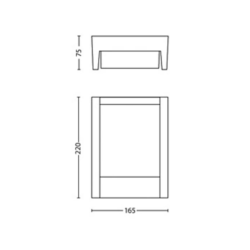 Philips - LED Екстериорен аплик ARBOUR LED/3,8W/230V IP44