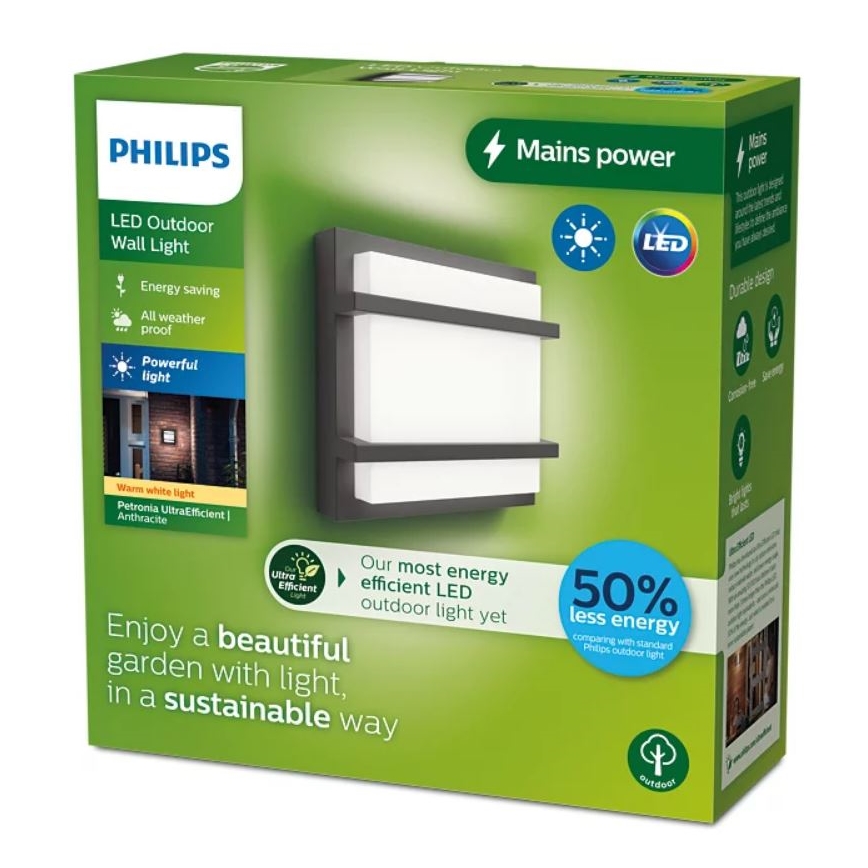 Philips - LED Екстериорен аплик PETRONIA LED/3,8W/230V IP44