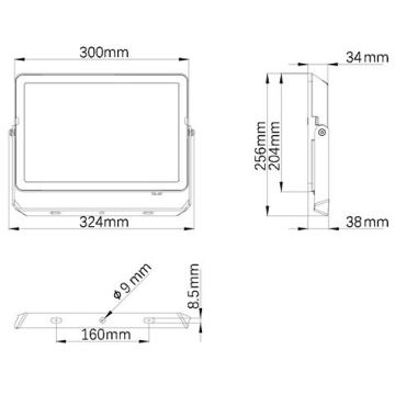 Philips - LED Екстериорен прожектор PROJECTLINE LED/100W/230V IP65 4000K