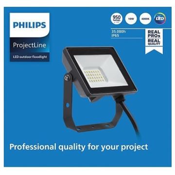 Philips - LED Екстериорен прожектор PROJECTLINE LED/10W/230V IP65 4000K