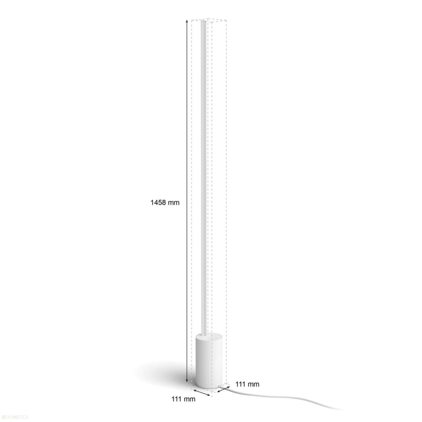 Philips - LED RGBW Димируем лампион Hue SIGNE LED/29W/230V 2000-6500K бял