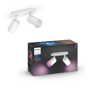 Philips - LED RGBW Димируем спот Hue FUGATO 2xGU10/5,7W/230V