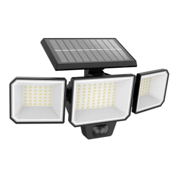 Philips -  LED Соларен прожектор за стена със сензор NYSIL 3xLED/8,7W/3,7V IP65