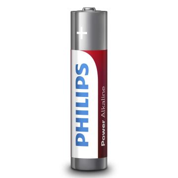 Philips LR03P4F/10 - 4 бр. Алкална батерия AAA POWER ALKALINE 1,5V 1150mAh