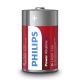 Philips LR20P2B/10 - 2 бр. Алкална батерия D POWER ALKALINE 1,5V 14500mAh