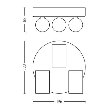 Philips - Спот за баня IDRIS 3xGU10/5W/230V IP44 бял