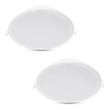 Philips - К-кт 2x LED Лампа за окачен таван MESON LED/23,5W/230V 4000K