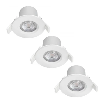 Philips - К-кт 3бр. LED димируеми лунички за баня LED/5W/230V 2700K IP65