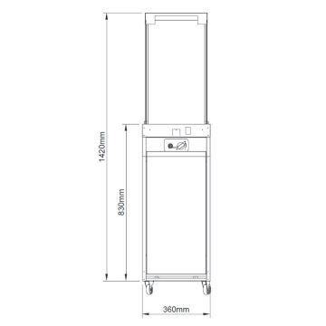 Planika - Екстериорна газова камина 149,5x36 см 8kW черен + защитно покритие