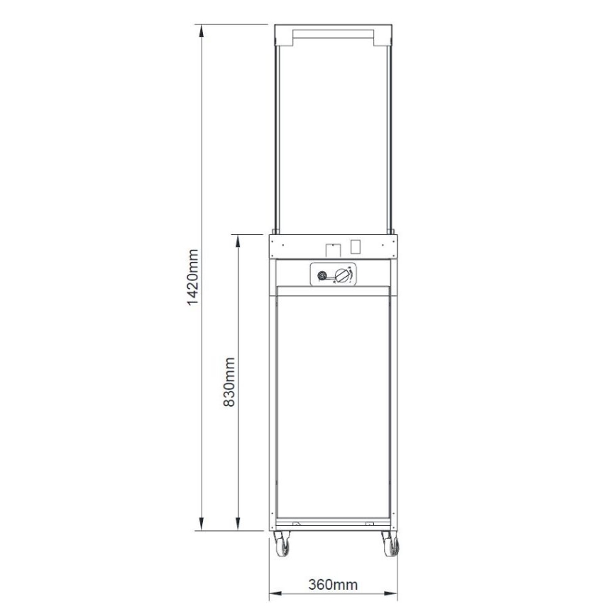 Planika - Екстериорна газова камина 149,5x36 см 8kW черен + защитно покритие