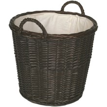 Плетена кошница за дърва с дръжки 50x48 см
