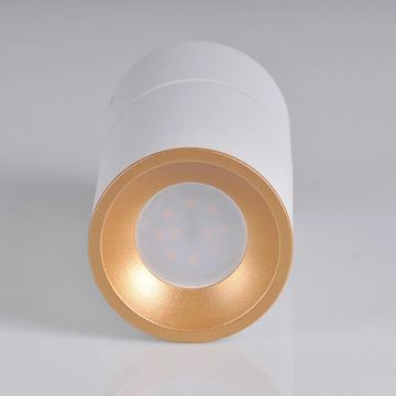 Прожектор, луна NIXA 1xGU10/10W/230V бяла/златна