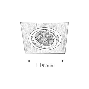 Rabalux - Осветление за окачен таван 1xGU5,3/50W/12V