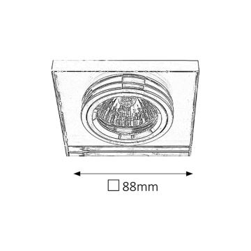 Rabalux - Осветление за окачен таван 1xGU5,3/50W/12V