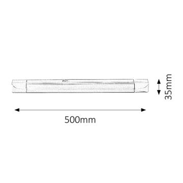 Rabalux - LED Лампа за под кухненски шкаф 1xG13/15W/230V 50 см