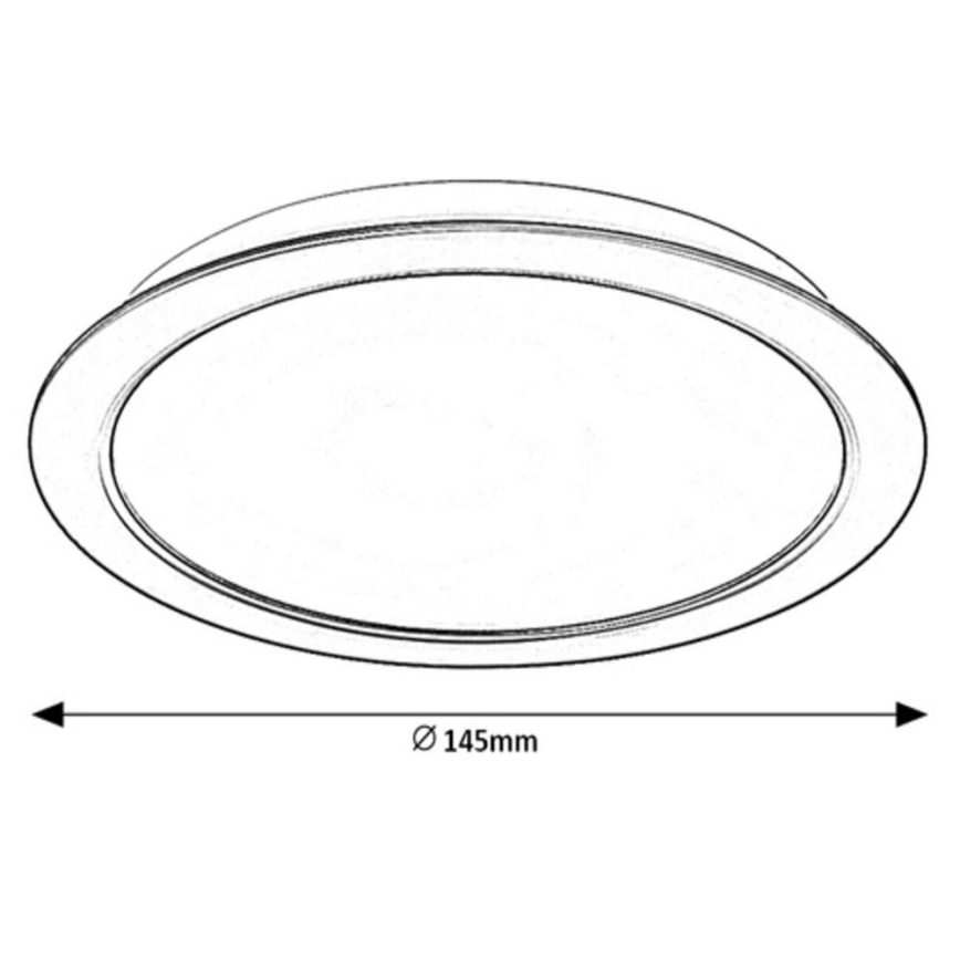 Rabalux - LED Лампа за вграждане LED/12W/230V Ø 14,5 см