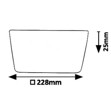 Rabalux 5374 - LED Окачена таванна лампа OLEG LED/24W/230V