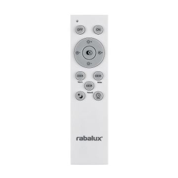 Rabalux - LED Димируем пендел LED/60W/230V сребрист 3000-6000K + дистанционно управление