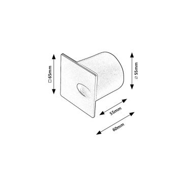 Rabalux - LED Екстериорна лампа за стълбище LED/3W/230V IP54 3000K бял